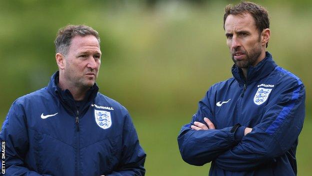 Steve Holland and Gareth Southgate