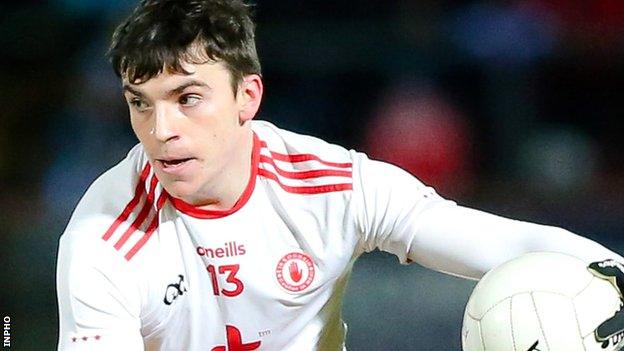 Tyrone's Lee Brennan scored three points for University of Ulster in the semi-final defeat on Wednesday night