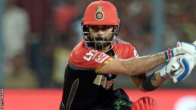 Virat Kohli playing in IPL