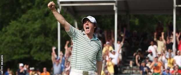 McIlroy shot a course record 62 to win the 2010 Quail Hollow championship