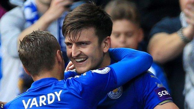 Leicester defender Harry Maguire