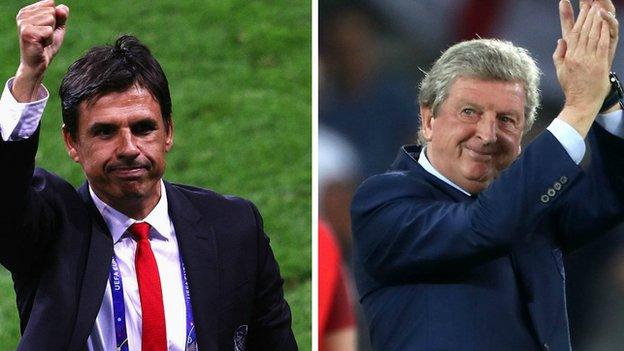 Chris Coleman and Roy Hodgson