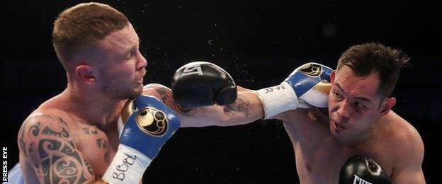 Carl Frampton beats Nonito Donaire to the punch in Belfast