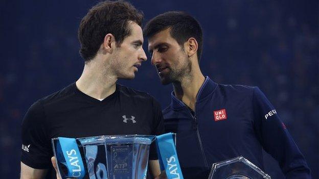 Andy Murray and Novak Djokovic