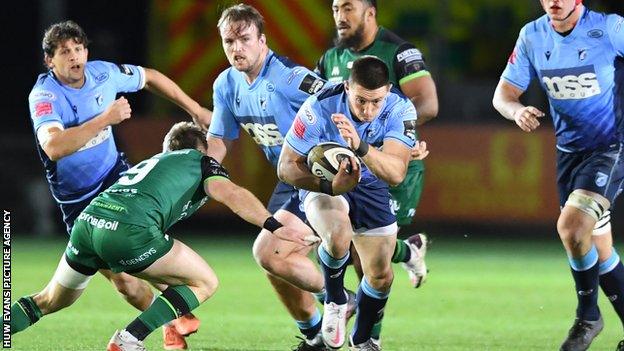 Josh Adams last played for Cardiff Blues against Connacht in October 2020