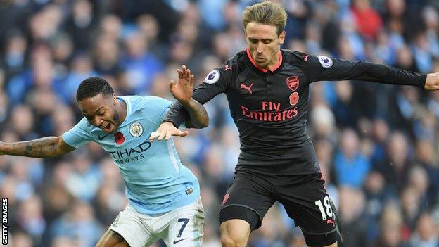 Alan shearer believes Wenger was harsh on Raheem Sterling (left)