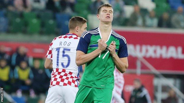 McNair injured his cruciate ligament just four days after playing in Northern Ireland's friendly against Croatia at Windsor Park