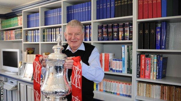 John Motson's archive - the FA Cup his not his own, however