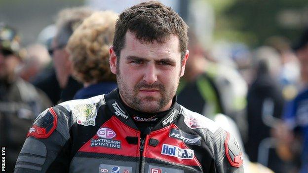 Michael Dunlop at the 2017 Ulster Grand Prix