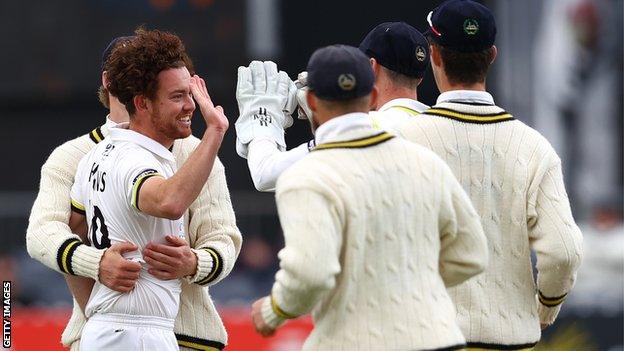 Ryan Higgins' highest first-class score of 199 came against Leicestershire in 2019