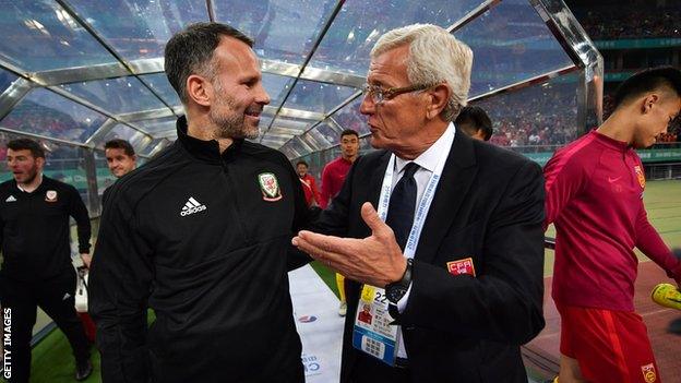 Ryan Giggs and Marcelo Lippi