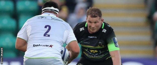 Dylan Hartley and Jamie George