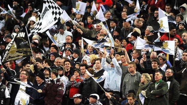 Swansea City fans