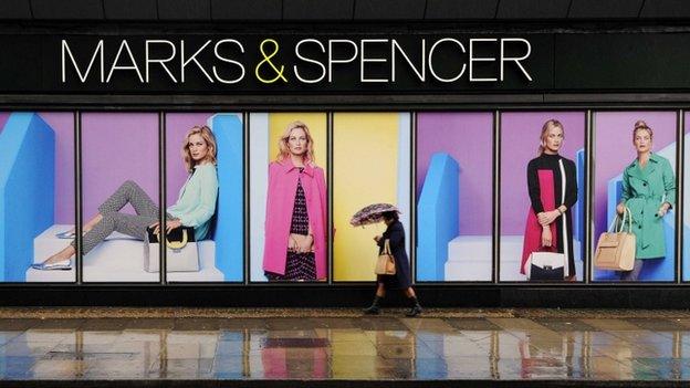 M&S shopfront