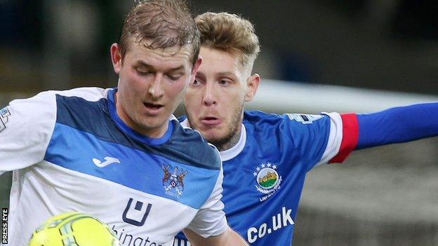 Linfield hammered Ards 6-1 in the semi-finals of the County Antrim Shield