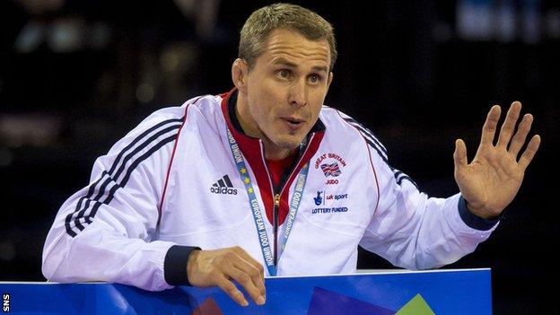 Scottish Judo high performance coach Euan Burton