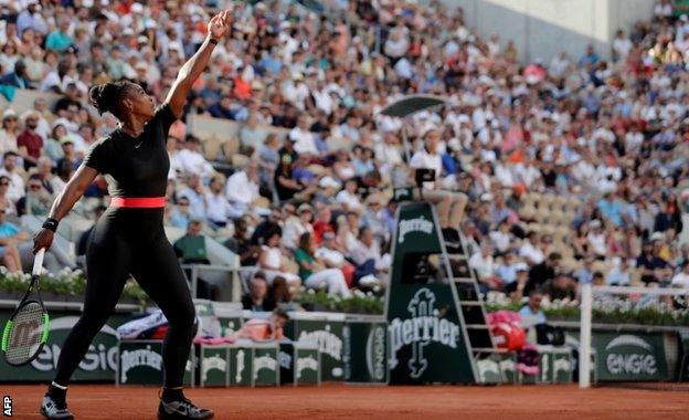 Serena Williams at French Open