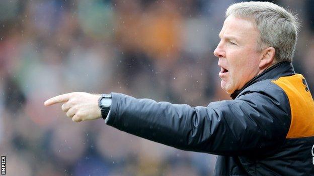 Wolves head coach Kenny Jackett