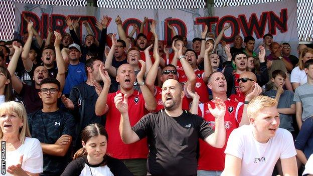 Salford City fans