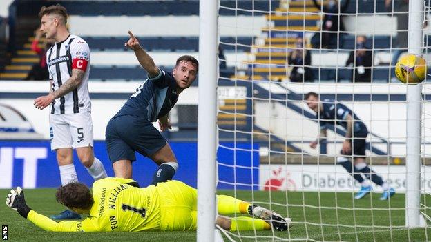 Lewis Vaughan scores for Raith Rovers