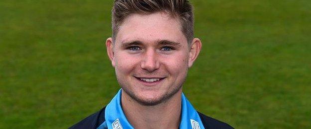 Worcestershire all-rounder George Rhodes