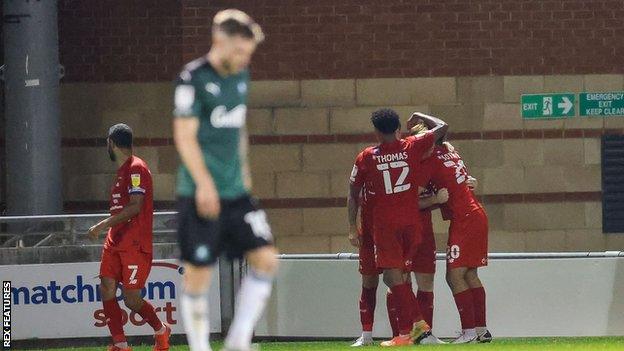 Danny Johnson scores for Leyton Orient