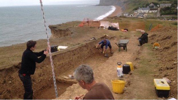 The archaeology site near Seatown