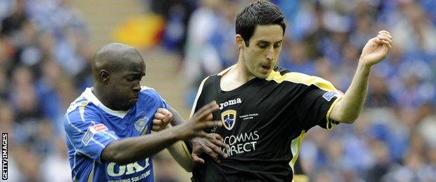 Peter Whittingham in action against Portsmouth in the 2008 FA Cup final