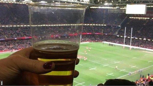 Recent incidents at the Principality Stadium have prompted debate about whether fans should be allowed to drink alcohol in their seats