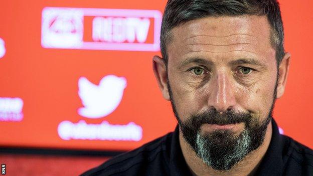 Aberdeen manager Derek McInnes