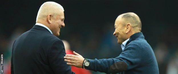 Warren Gatland and Eddie Jones