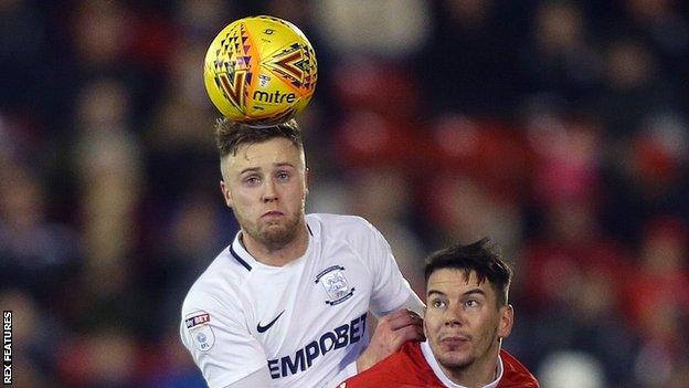 Kevin O'Connor made his debut for Preston in their 3-2 defeat by Accrington Stanley in the EFL Cup on 8 August 2017