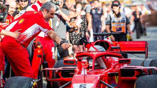 Former Ferrari team boss Maurizio Arrivabene