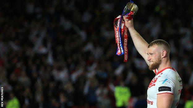 Academy graduate Luke Thompson, who helped win the Grand Final at Old Trafford last October, has been with Saints since the age of 11