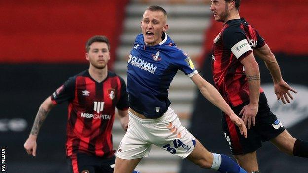 Tom Hamer made 105 appearances for Oldham following his debut in January 2018