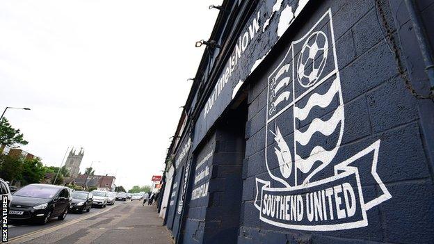 General view of Southend United's home ground