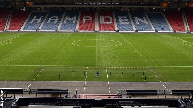 Hampden Park usually hosts both semi-finals on the same weekend