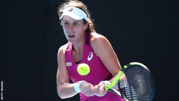 Tennis player Johanna Konta