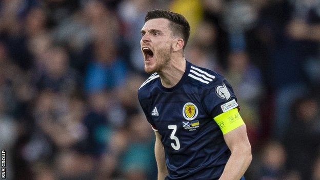 Scotland captain Andy Robertson