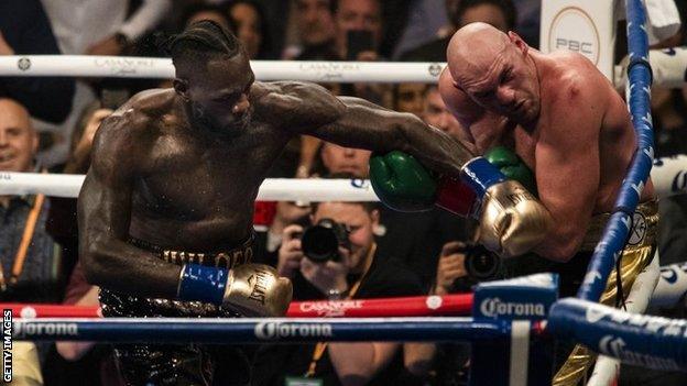 Deontay Wilder and Tyson Fury