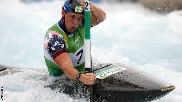 Following his win in Rio, Stoke's Joe Clarke won a gold and two bronzes at the 2018 Slalom World Championships