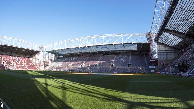 A general view of the new main stand at Tyncastle