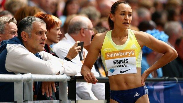 Toni Minichiello and Jessica Ennis-Hill