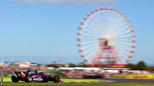 The Suzuka circuit in Japan