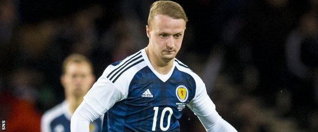 Scotland striker Leigh Griffiths