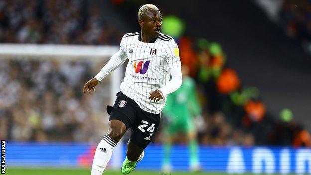 Jean Michael Seri playing for Fulham