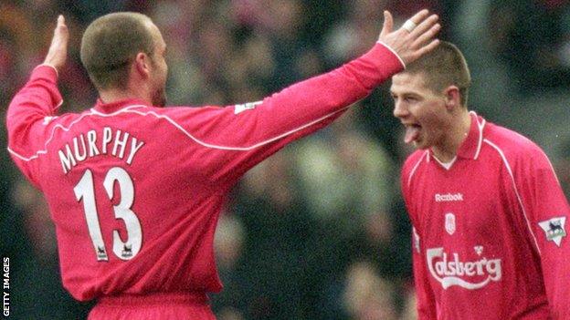 Danny Murphy and Steven Gerrard