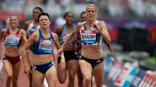 Sharp won the Anniversary Games in London as she returns to form in time for the World Championships