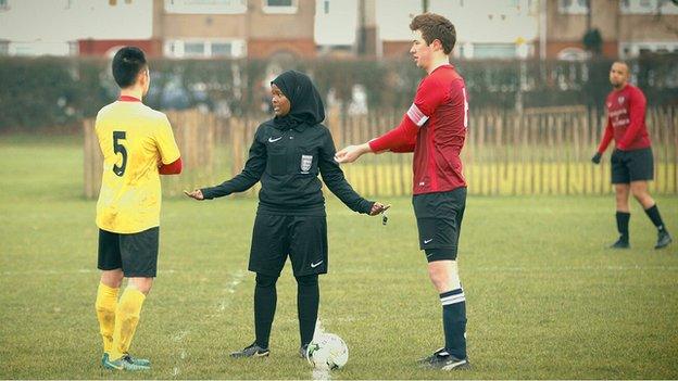 Jawahir Roble - grassroots football referee and coach