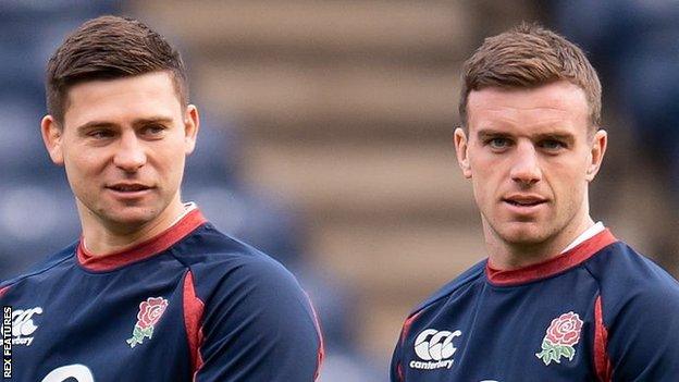 Ben Youngs and George Ford